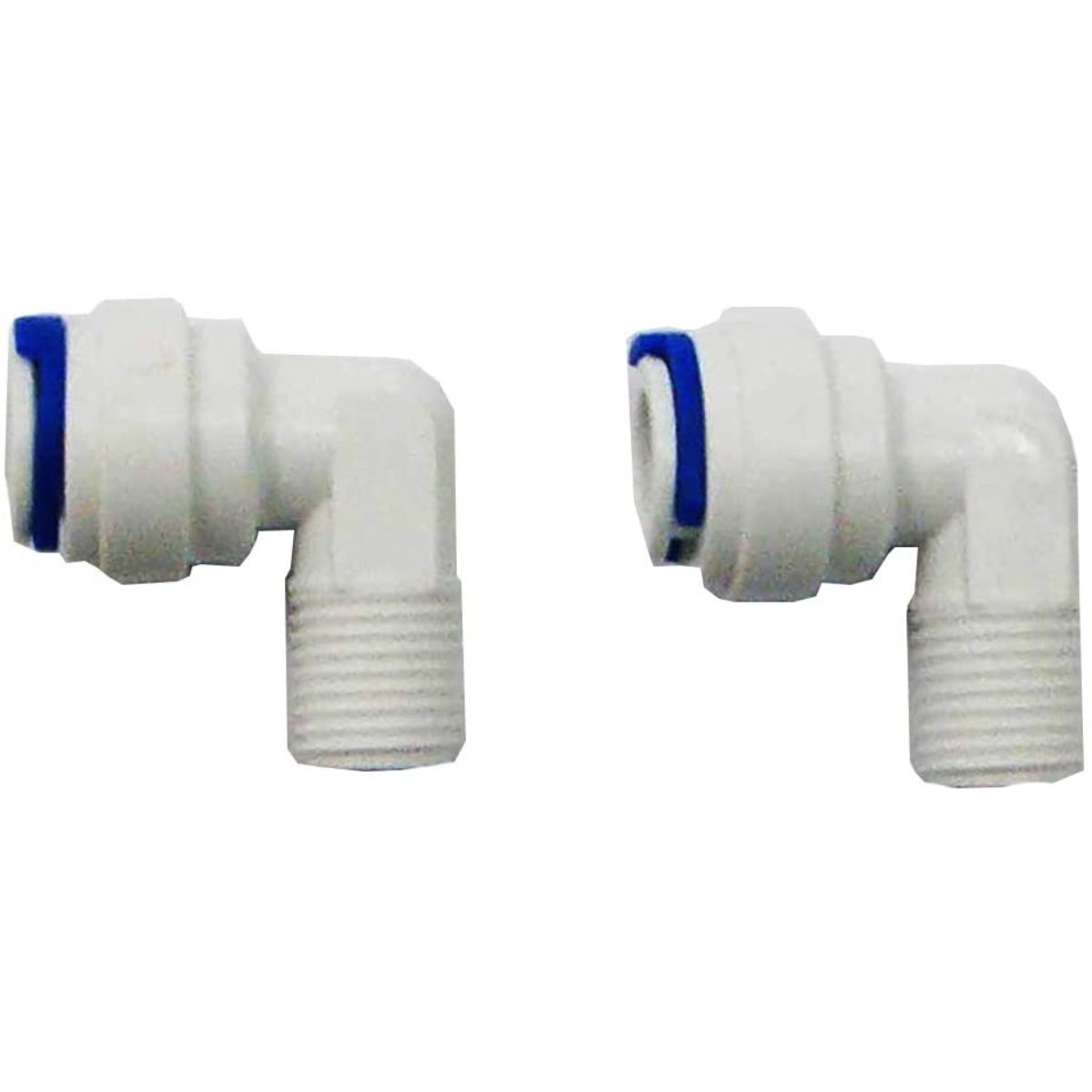 2 elbow quick fitting /connectors for Reverse Osmosis RO,3/8" tube x 1/4" thread 