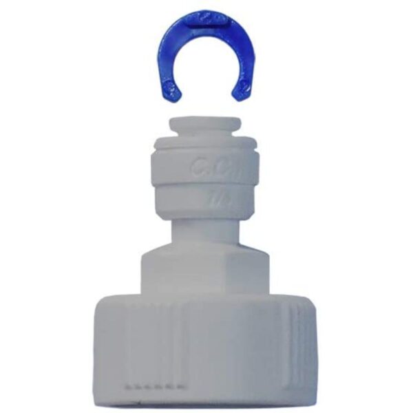 Garden/Laundry Hose adapter for Countertop Reverse Osmosis Systems for 1/4" OD Tubing