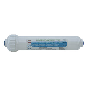 3-in-1: Alkaline (raise pH level), ORP and Tourmaline inline filter, 2"x10"