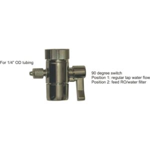 Single Kitchen Faucet Diverter, fit spout with MALE threads (55/64″) - Image 2